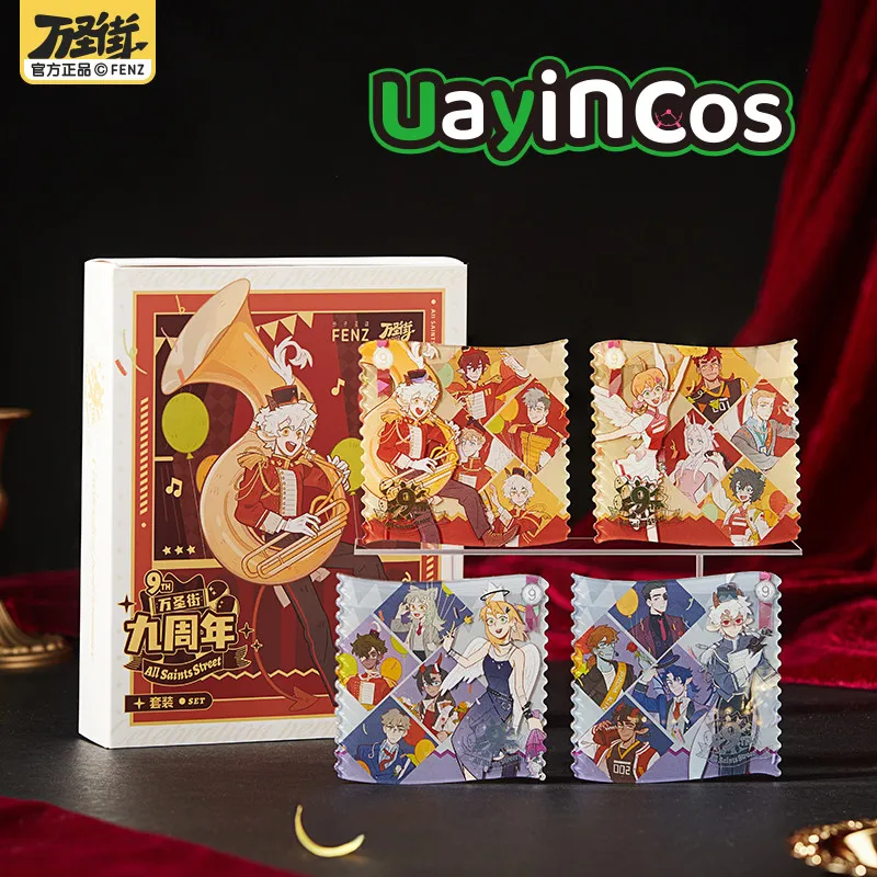 

В наличии оригинальные уличные открытки All Saints, акриловый магнит на холодильник, девятая юбилейная серия, орнамент, аниме-игра, игрушки, подарки для детей