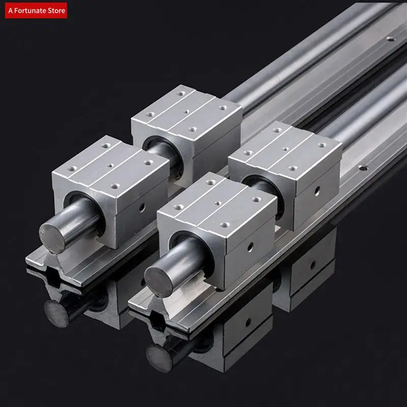4X SBR25UU Linear Ball Bearing Slider Unit, 25Mm Hole Diameter Linear Light Bearing Guide Rail Cylindrical-A78G