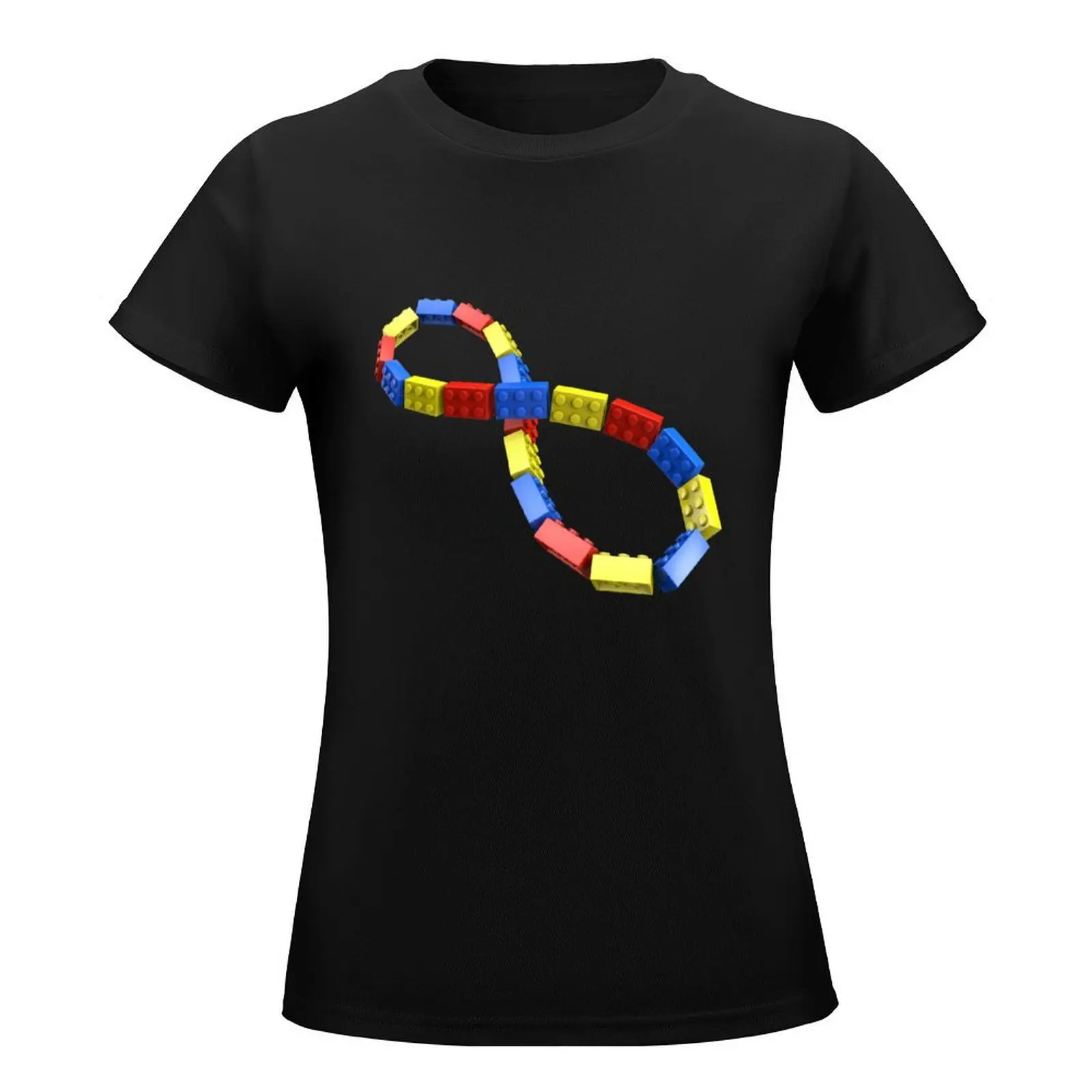 Toy Brick Infinity T-Shirt tees aesthetic clothes cute clothes tops Women