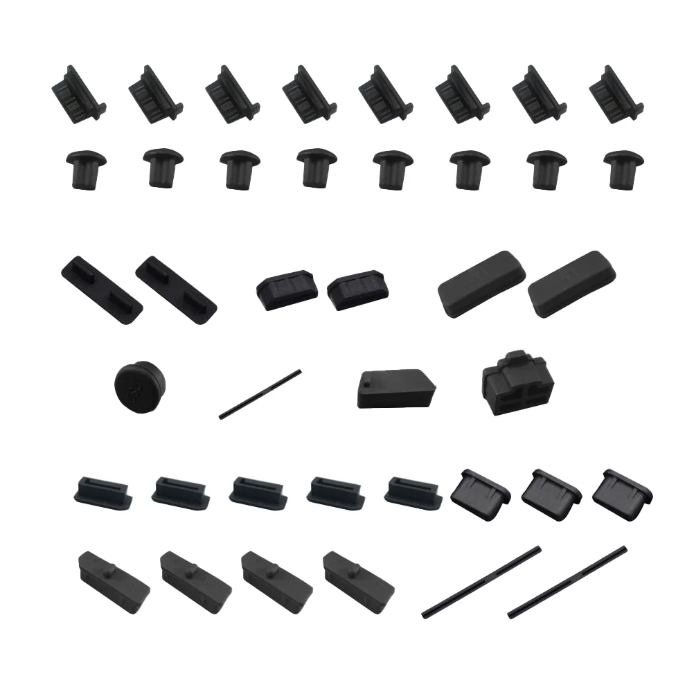 

40 Pcs Port Stopper Computer Cover Motherboard Dust Plug Motherboards Soft Rubber