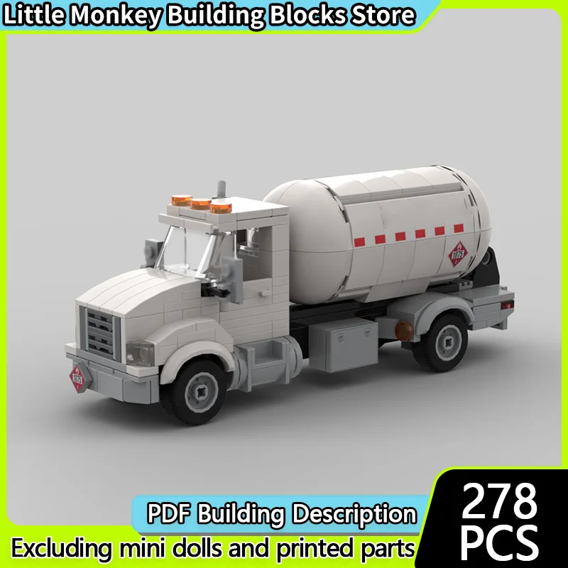 

Speed Racing Car Model MOC Building Bricks Classic Propane Truck Modular Technology Children Holiday Gifts Assemble Toys Suit