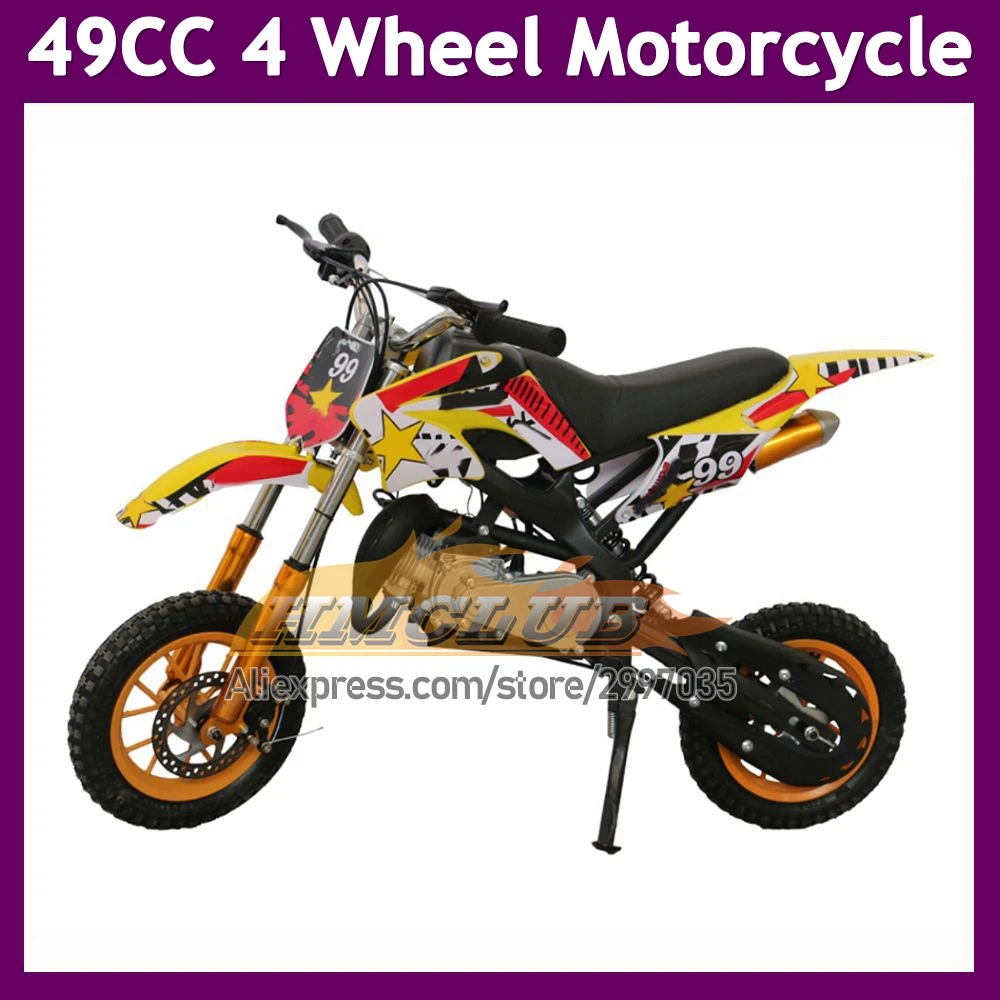 OFF-road Superbike Mini Motorcycle 2-Stroke 49CC Gasoline Dirt Bike Moto Bikes Children Adult Two wheel Cross Racing Motorbike