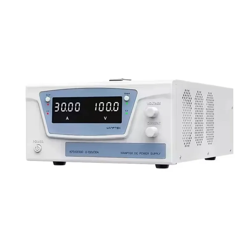 

KPS10030D Регулируемый источник питания постоянного тока со стабильным напряжением 100 В 30 А Источник питания для зарядки аккумулятора для учебного эксперимента