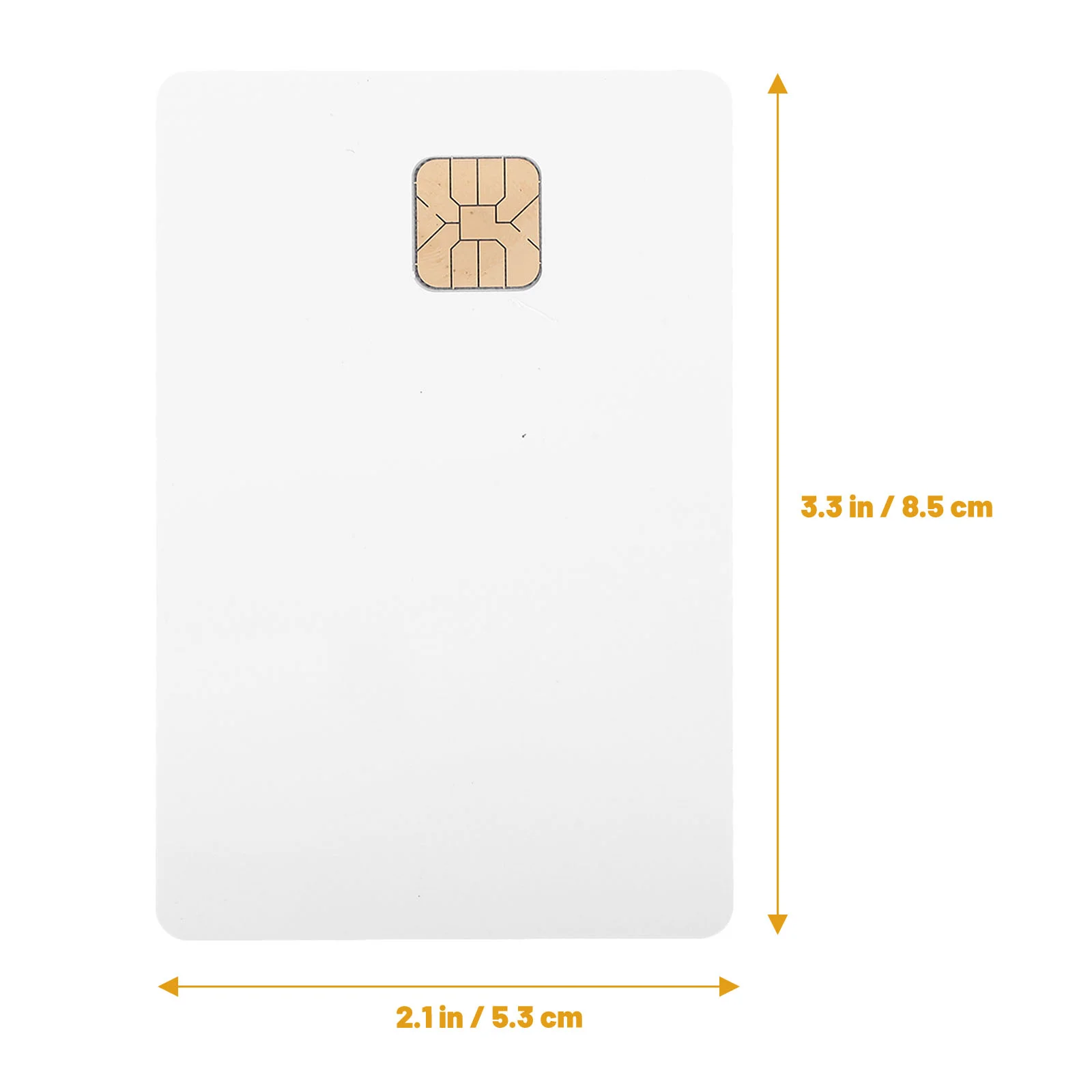 Carte pour système de contrôle d'accès, puce en PVC, cartes de crédit, étiquettes vierges, puces de travail, 8 pièces