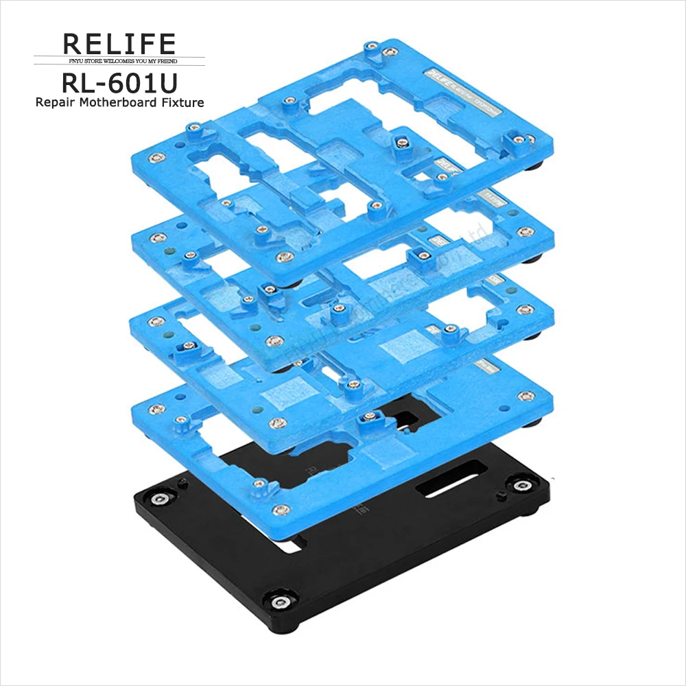 Fixture RELIFE RL-601U Phone Repair Motherboard 1+N Modular For IP X XS Max 11 Pro Max 12 Mini Pro Max CPU Chip IC Removal Tools