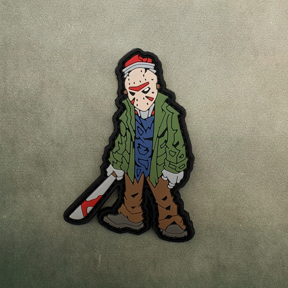 

A Patterned Pvc Patch for Tactical Vests/Strap Badges, Sticker Patch, Pvc Hook-Fixed Backing, Morale Patch, Backpack Patch, Clothing Patch, Soft Rubber