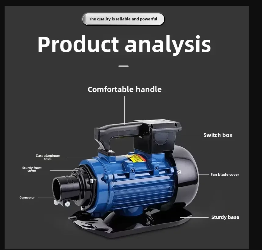 건설 CJ에서 정확한 시멘트 고밀도화를 위한 220V 효율적인 단상 콘크리트 진동기