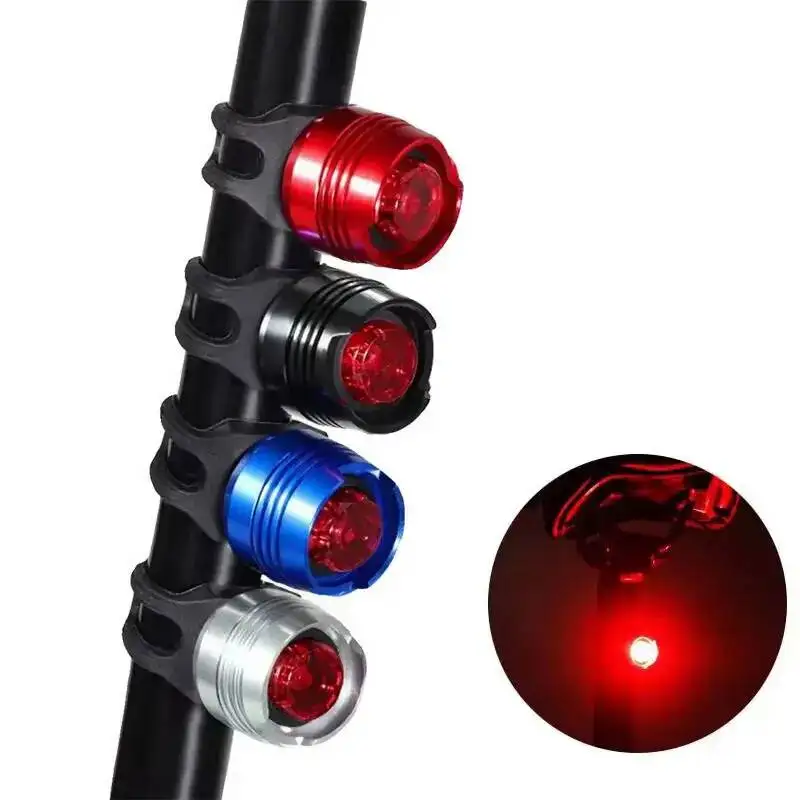 ESLNF Bike Waterproof Light Red Safety Rear Color  Bicycle Charge USB Tail Warning