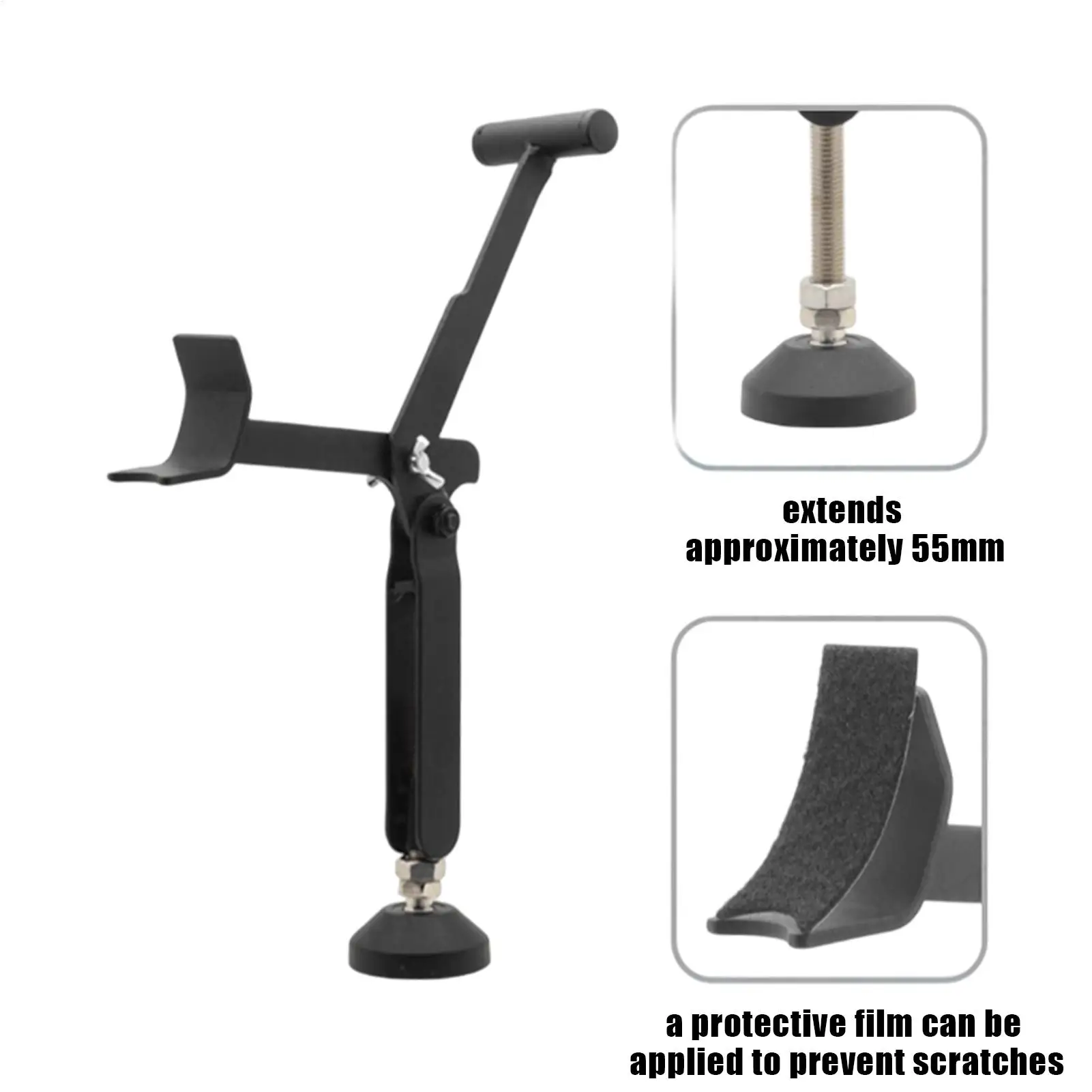 Portable Motorcycle Stand Lift Rear Wheel Frame Foldable Repair Jack for Motorbike Dirt Bike Parking Maintenance Cleaning Work