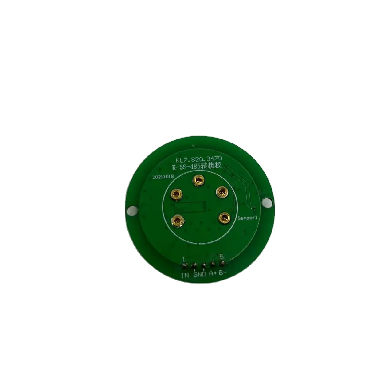 Gas Sensor Module RS485 Digital Output Adapter Board Single Channel Modbus Protocol Surface Mount 5-24v