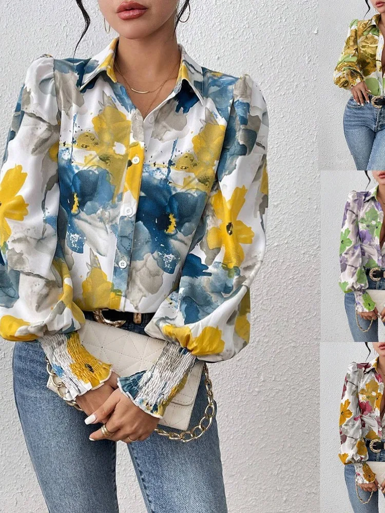 

Lace Hollowed out Women's T-shirt round Neck Batwing Sleeve Casual Style Ultra Thin Long Sleeve Polyester Spring Fashion