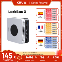 CHUWI LarkBox X Mini PC Gaming Intel 12th N100 15W 12GB LPDDR5 512GB SSD Windows 11 WiFi 6 BT 5.2 Extended Storage Up To 1TB