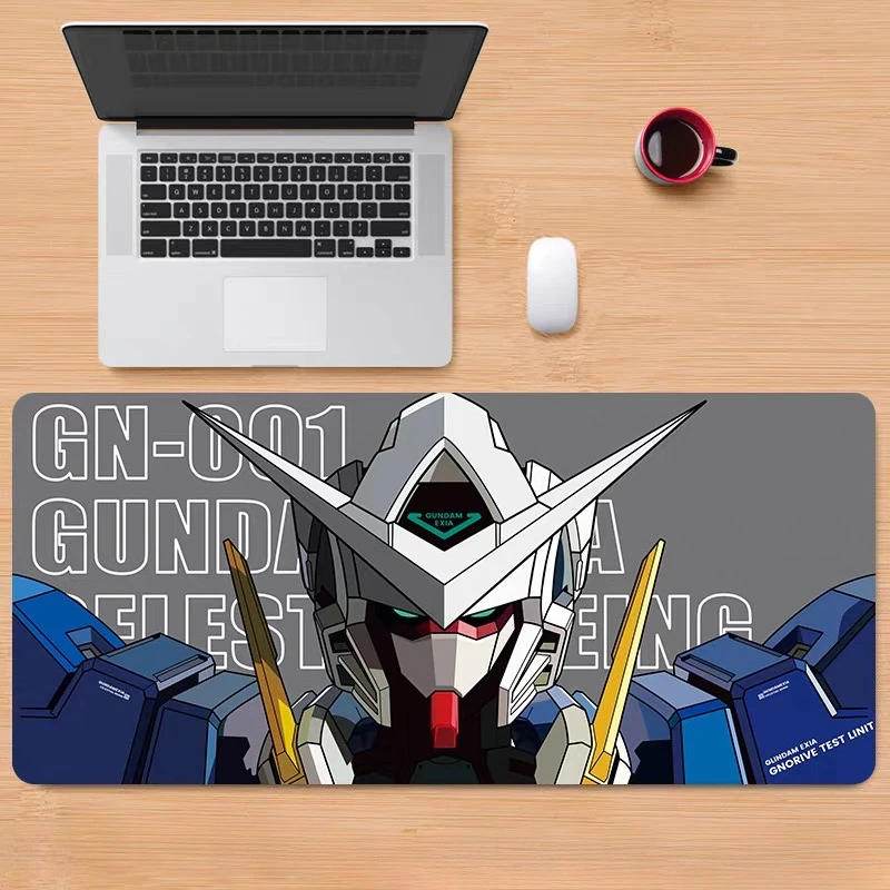

Кожаный коврик для мыши с изображением мультяшного Гандама, высококачественный, с японским аниме-дизайном, большой, для мальчиков, нескользящий, для игр, офиса и ноутбука