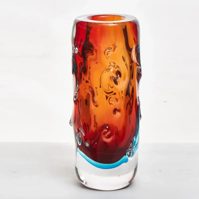 مزهرية مزججة مصنوعة يدويًا لتزيين المنزل الراقية في ردهة الفندق وديكور الزفاف والإبداع #5