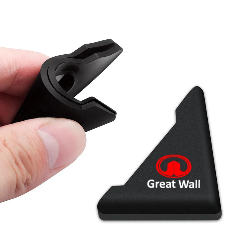 2Pcs Silicone Car Door Corner Cover Anti-Scratch Protector For Great Wall Hover H3 H5 M4 Poer Pao Voleex C30 Wingle 5 Florid