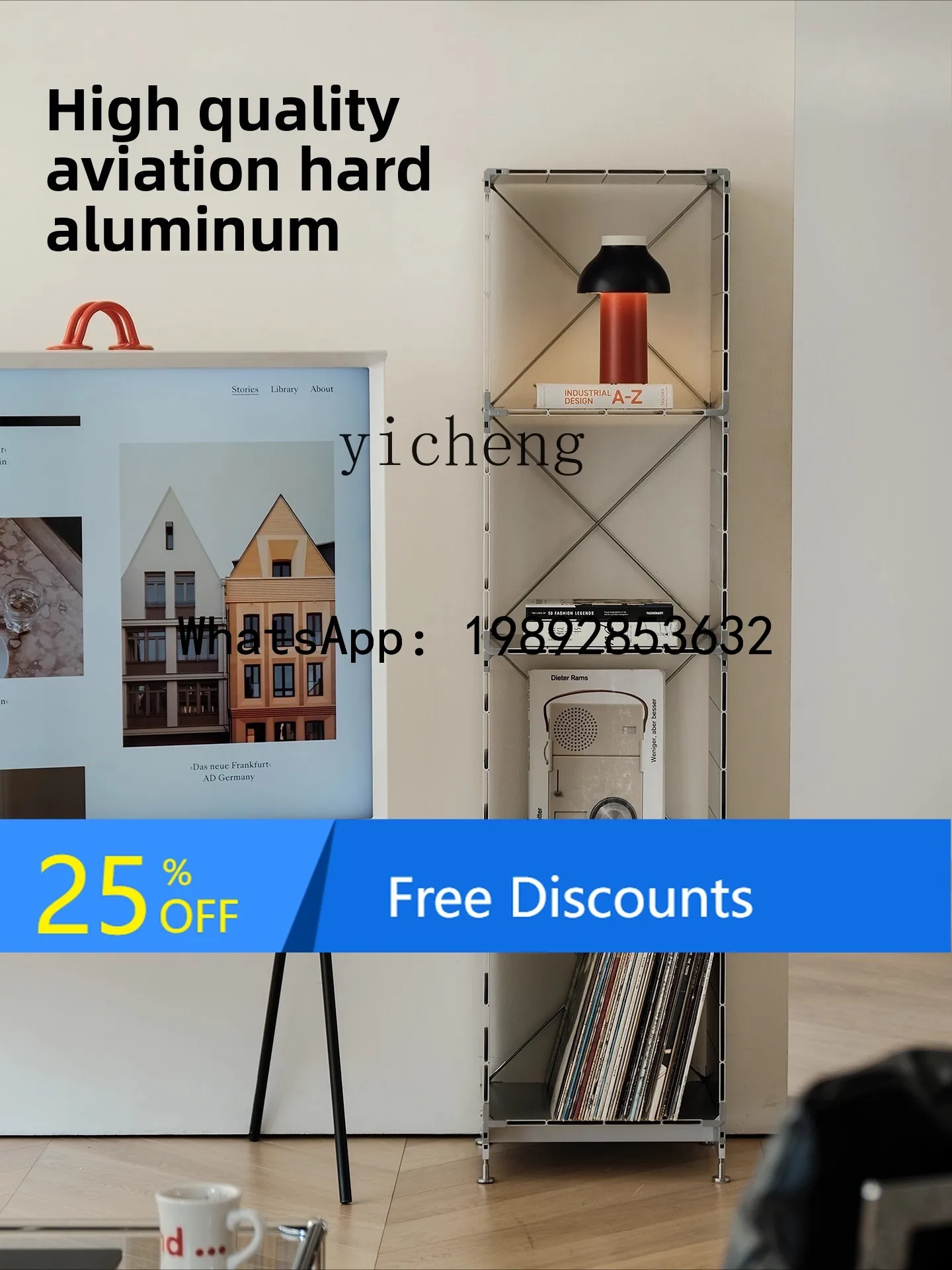 Storage Cabinet Aluminum Alloy Storage Cabinet Modern Simple Storage Side Cabinet