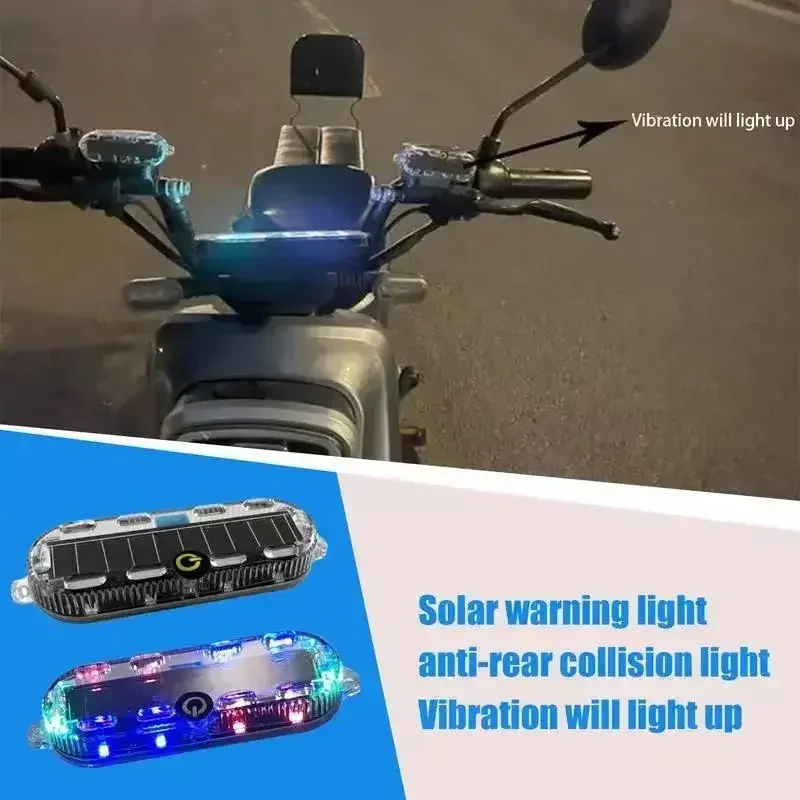 1/2/4PCS Car Flashing Light Electric Motorcycle Truck Brake Taillight Modification Auto Anti-rear-end Explosion Flashing Light