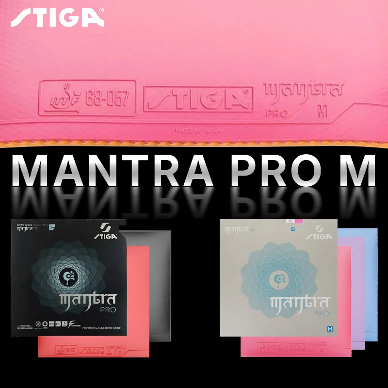 stiga-mantra-pro-m-table-tennis-rubber-non-sticky-japan-made-ping-pong-rubber-topsheet-with-medium-hardness-cake-sponge