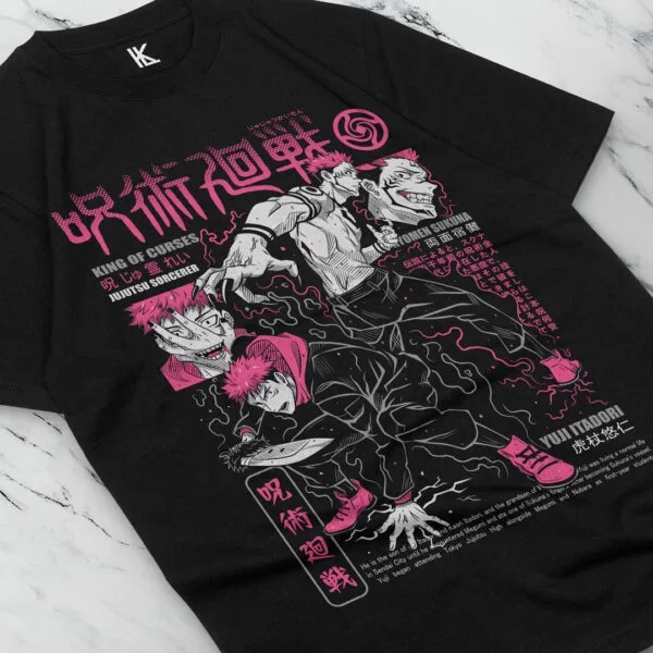 

Remera de Itadori x Sukuna V5 Vintage Special Unisex T-shirt Anime Shirt,Soft Tee All Size