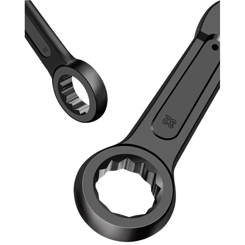 Imagem -06 - Heavy Duty Nut Wrench 12 Pontos 24 Mm60 mm Ferramenta de Reparação Automóvel Ferramentas Manuais Retas 1pc