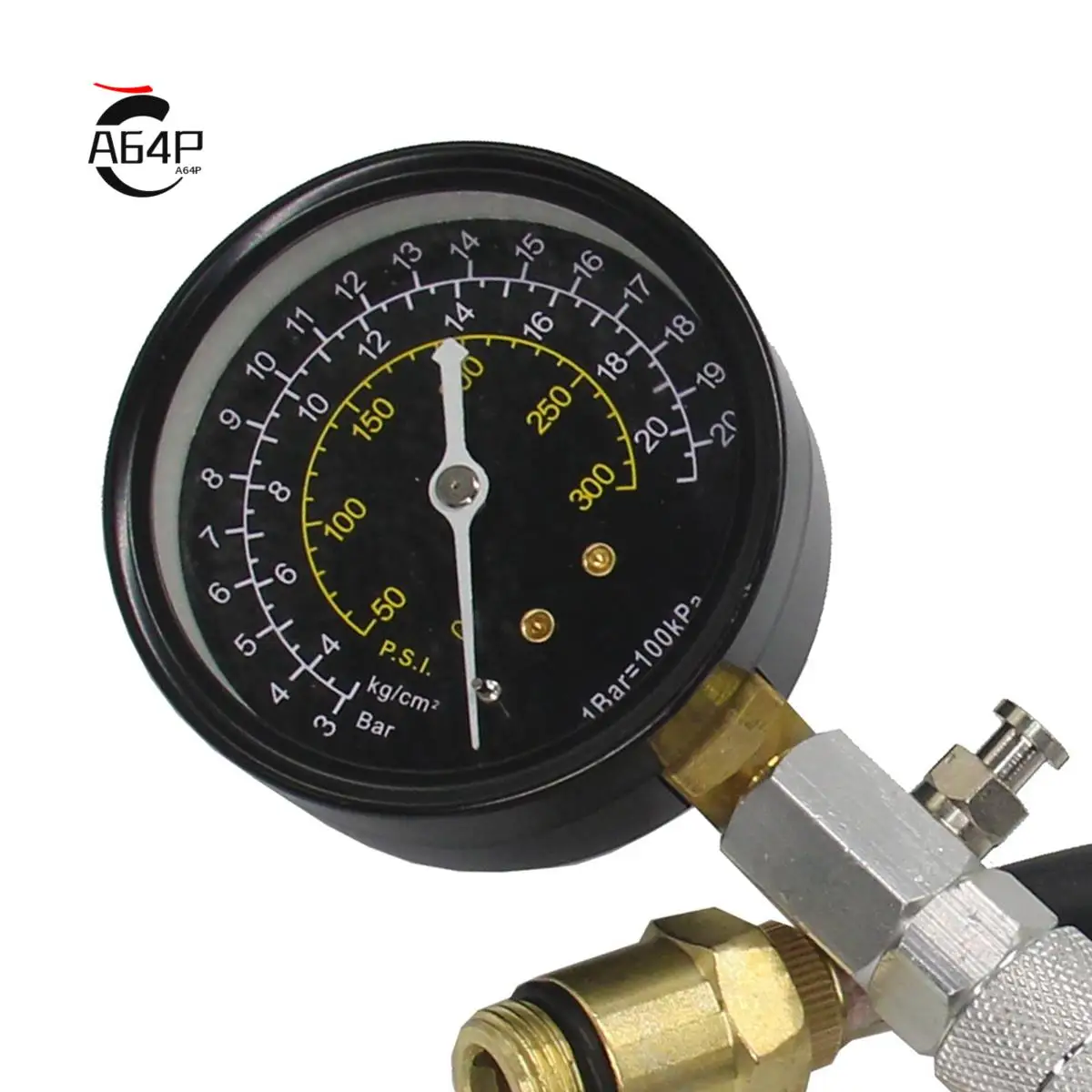 

A64P-тестер сжатия двигателя, измерительный прибор, набор инструментов для проверки, подходит для 14 мм, 18 мм, автоматические диагностические сервисные инструменты