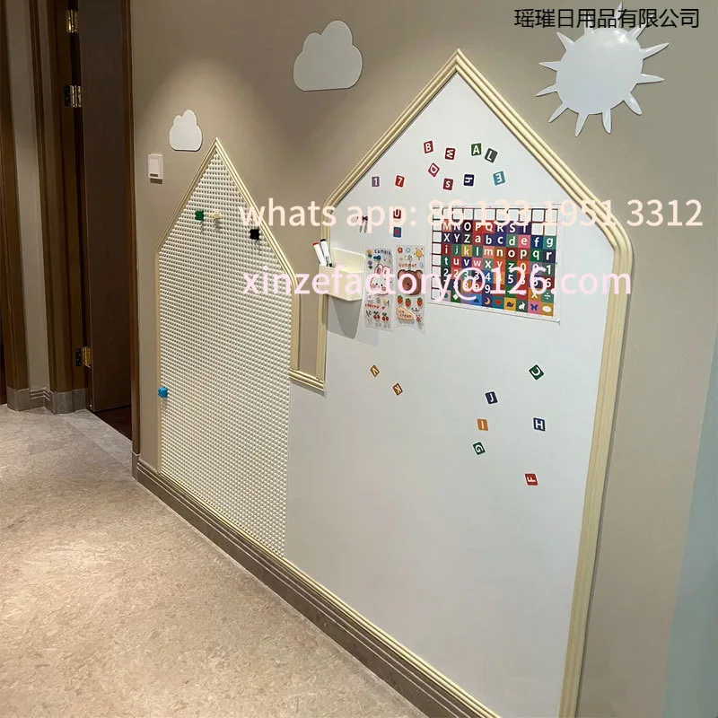 

Customizable building block wall whiteboard wall household children graffiti wall drawing board magnetic whiteboard toy