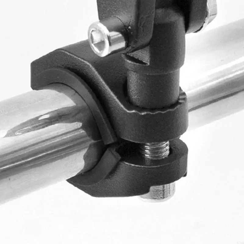 M76E Motorrad-Rohrscheinwerferhalterung mit verstellbarem Kugelkopf für 22–32 mm Gabel – Detail 5