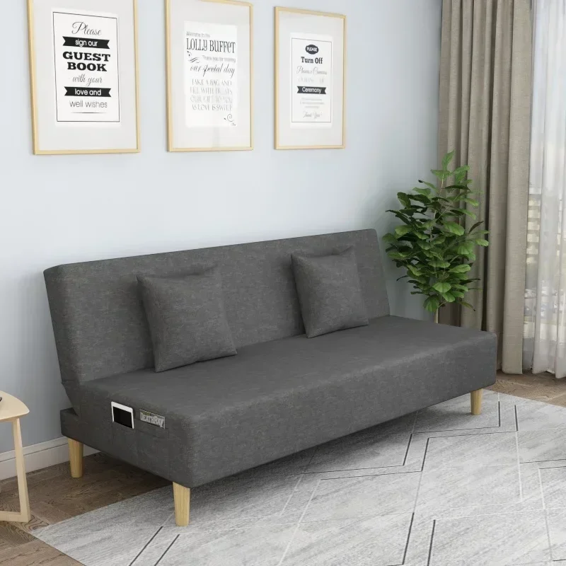 ٪ أرائك غرفة المعيشة متعددة الوظائف الاسكندنافية سرير قابل للطي لأثاث غرفة المعيشة سرير مفرد بسيط الترفيه النسيج مسند الظهر لذلك #3