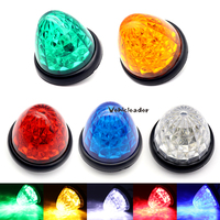 24V LED Waterproof Car Emergency Alarm Light Conical Tail Turn Signal Light Lamp Warning Tailight Bulbs RV Truck Clearance Light