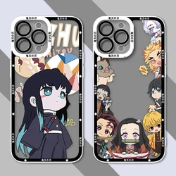 Cute Demon Slayer Phone Case For Xiaomi Redmi Note 13 12 11 Pro Plus 4G 5G 12S 11S 10 10S 9 9S 8 13C 12C 10C Soft Silicone Etui