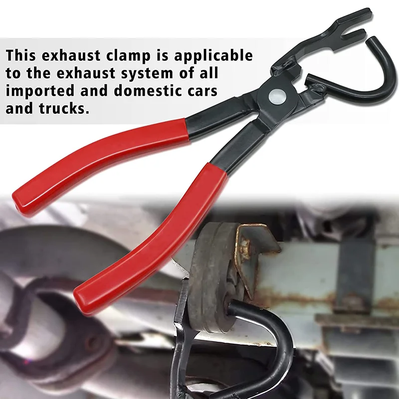 Exhaust Hanger Removal Pliers 38350 with Rubber Universal Automotive Support Disassembly Installed Bracket