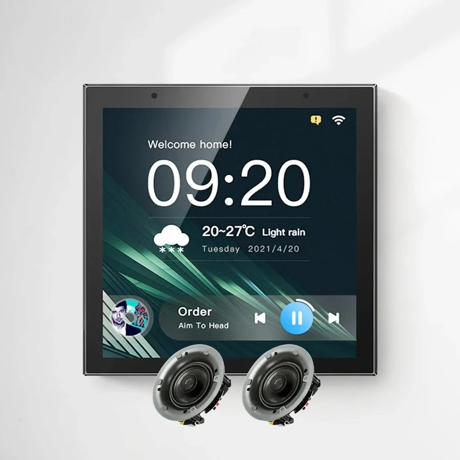 

TYSH 4 Inch Smart Home Touch Screen Switch Automation Multi-functional Intelligent Zigbee Tuya Smart Home Control Panel