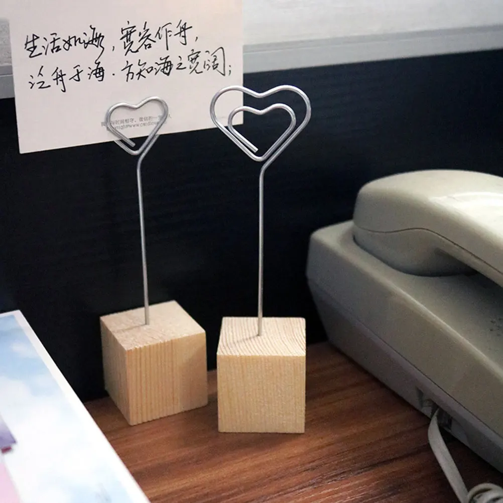 

Christmas Photo Holders Clip Picture Stands for Display Electric Wire Man Displays