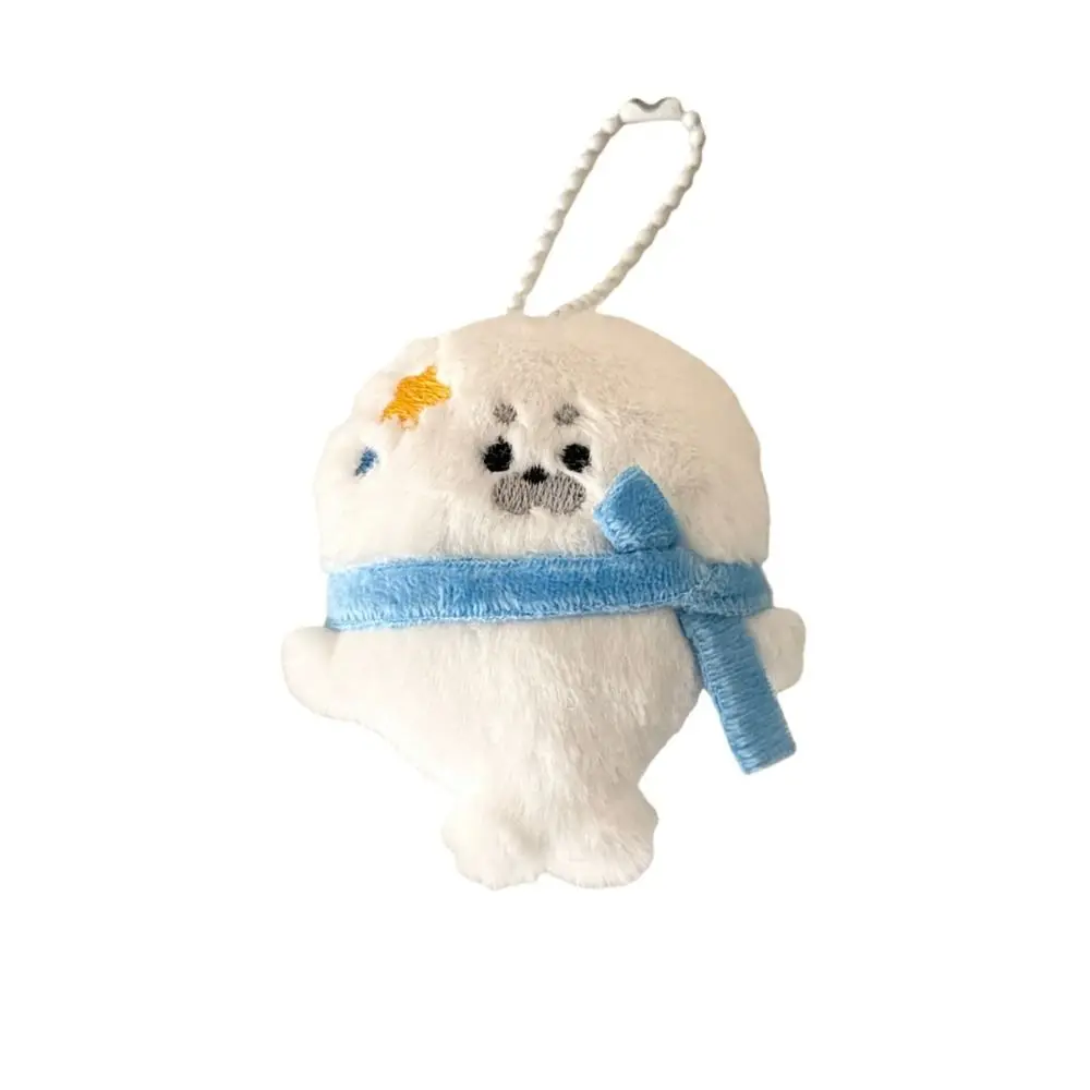 Soft Material Seal Keychain Small Size Cute Cartoon Style Seal Keychain Filling Hanging Pendant Style Hanging Bag Charm