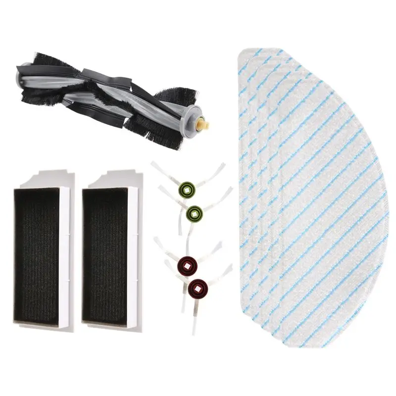 

【PRICE REDUCT】Replacement Parts Roller Brush Side Brush HEPA Filter Compatible For Ecovacs Deebot T10plus Vacuum Cleaner Accesso
