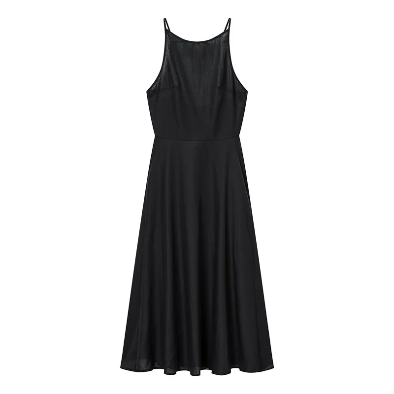 

Withered Women's 2026 European And American Fashion French Sexy Waist Resort Style Strap Skirt Woman Clothes Dress Elegant Party