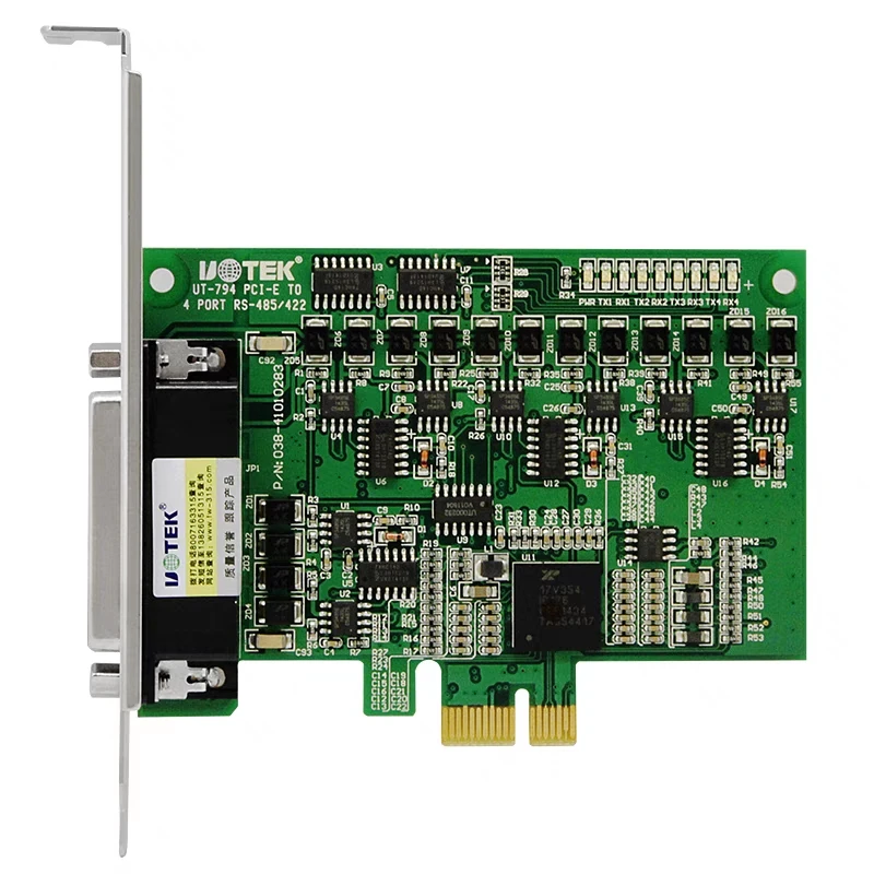 Yutai Genuine PCI-E To 4-port RS-485/422 High-speed Expansion Card Industrial Grade Surge Protection UT-794