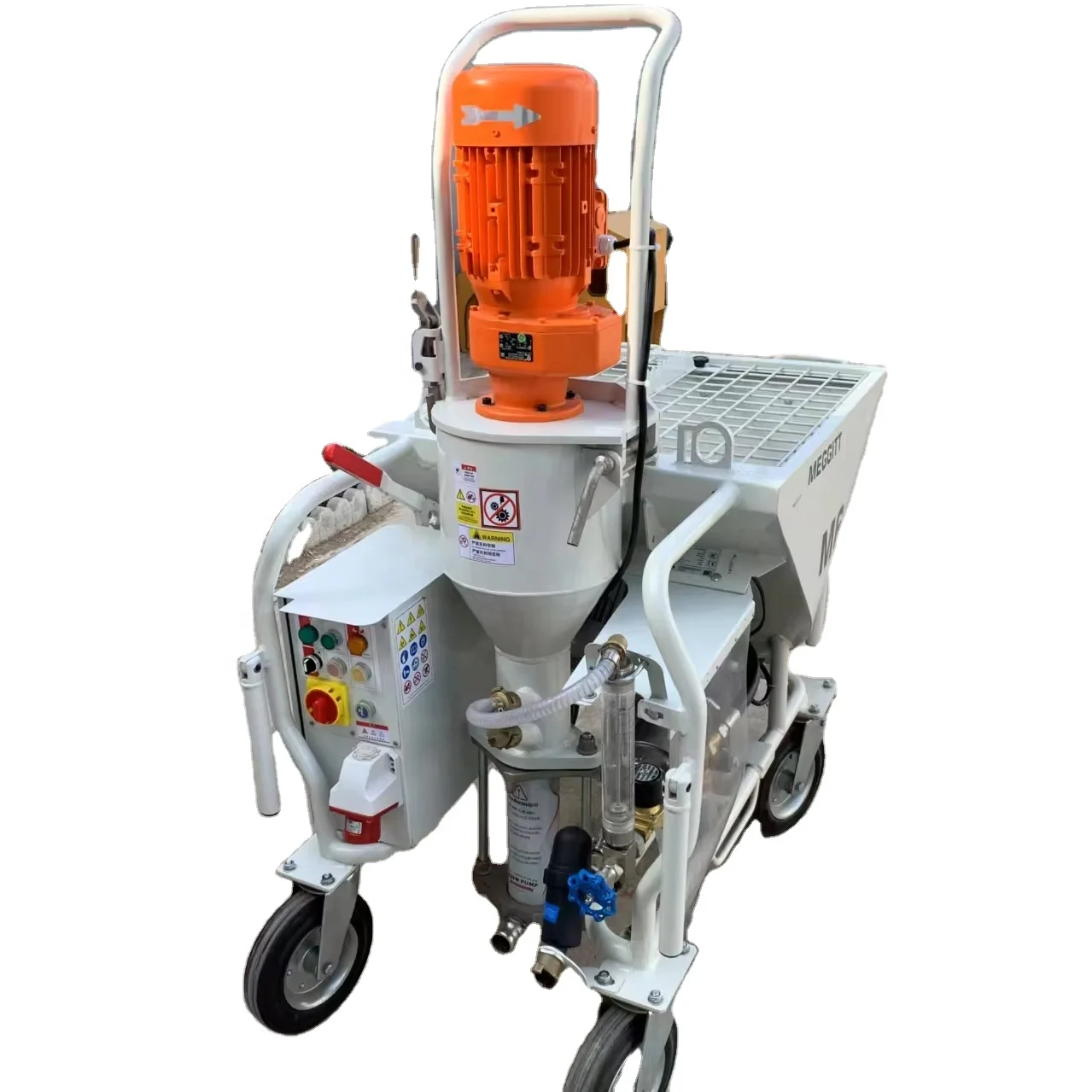 Multifunctional wall painting machine for farmhouse interior and exterior walls