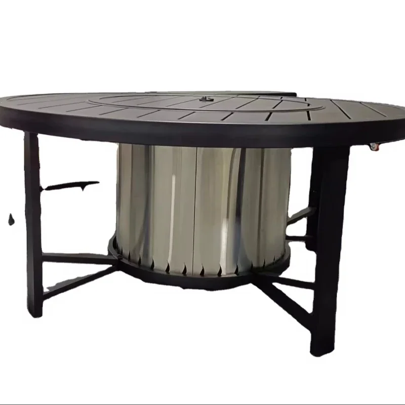 Aluminum Outdoor Furniture-Garden Balcony Courtyard Table and Chair Or Leisure Entertainment Barbecue Table and Chair