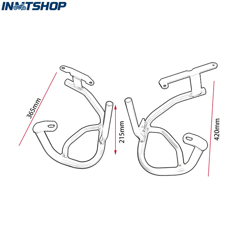 Lower Engine Crash Bar Bumper Protector Steel for BMW G 310 GS G310R 2017-2020 YINGSI/OEM 90 Days Warranty