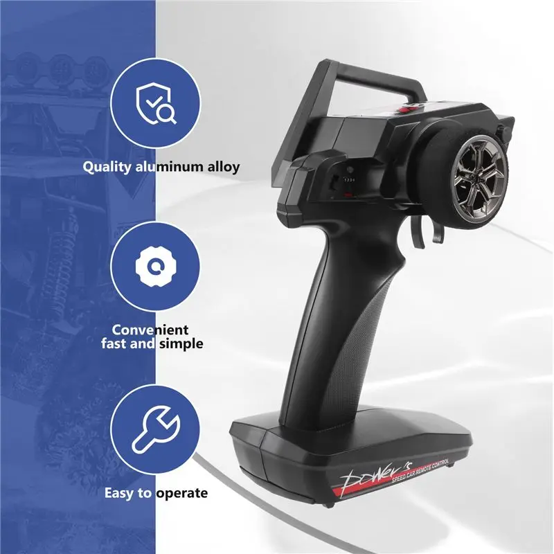 YSUN-For Wltoys 144001 RC Car Spare Parts 12429-1176 Remote Controller
