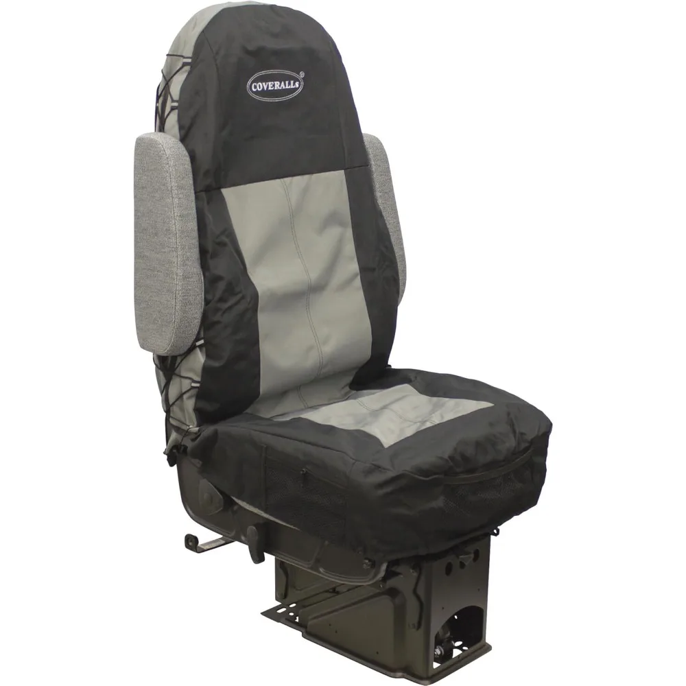

Two-Tone Black and Gray Truck Seat Cover, Model 9107