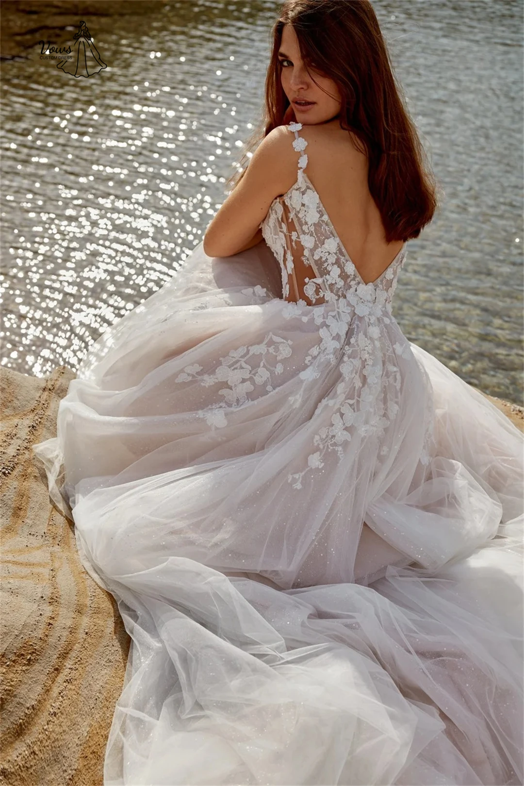 Vows fino floral alça de ombro vestidos de noite para ocasiões especiais feitos sob encomenda vestidos de ocasião 2025 mulher linha a