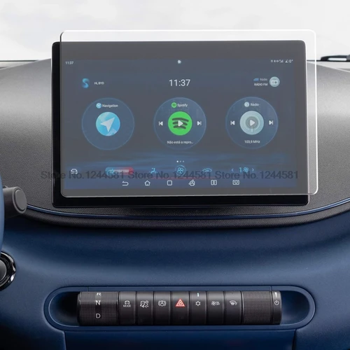 Imagen 2 del producto Vidrio templado para BYD DOLPHIN MINI EV 2025, navegación gps para coche, instrumento, Monitor de salpicadero, película protectora de pantalla