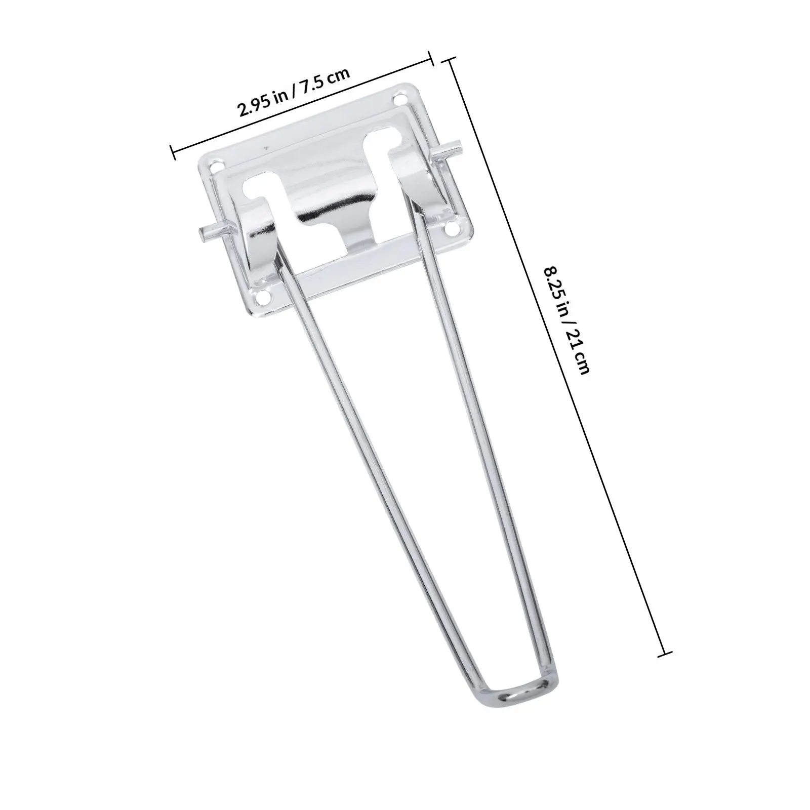 4Pcs Silver Table Legs Practical Table Feet for Home Computer Desk Furniture Replacement Parts