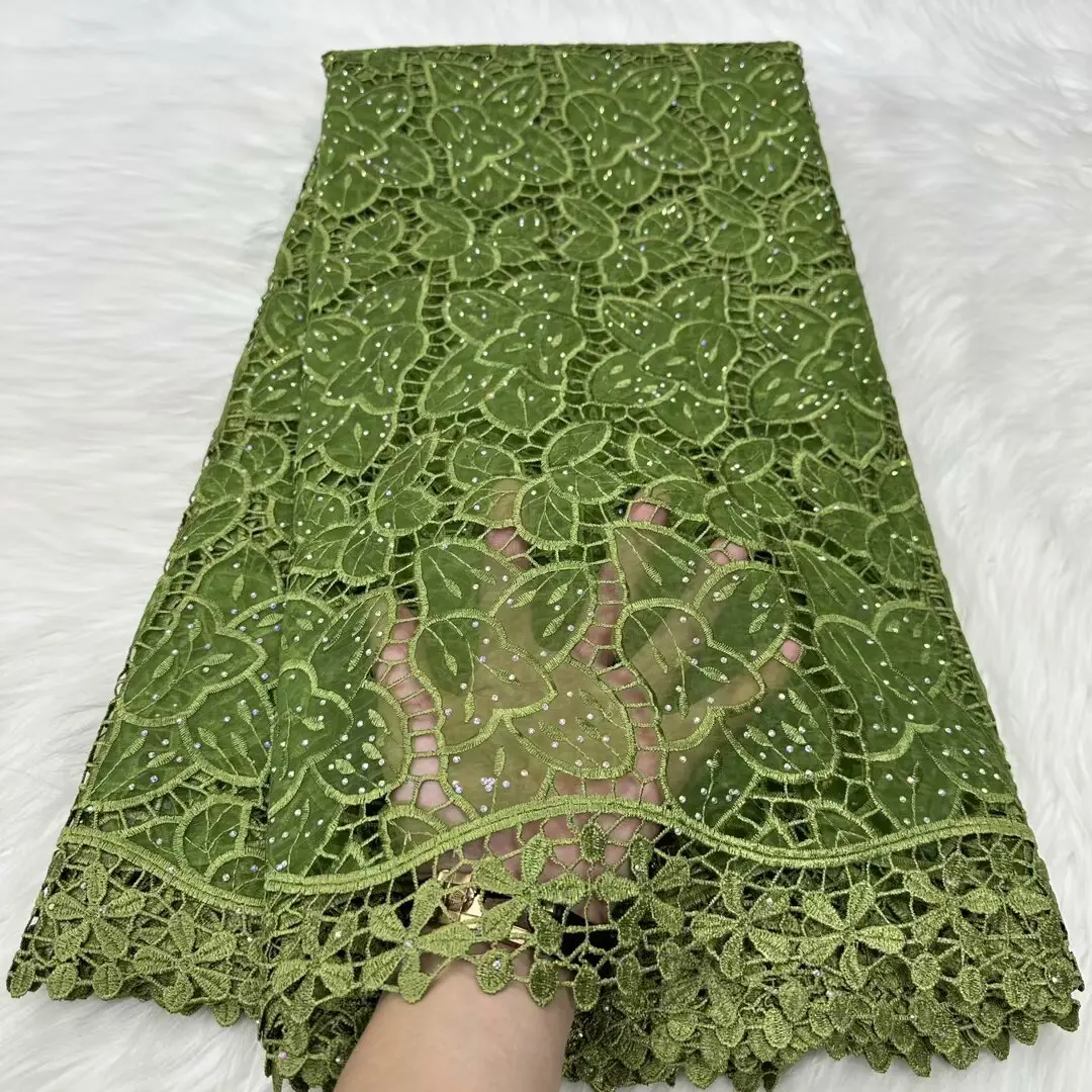 

Purple Fabric High Quality African Lace Fabric 2025 French Net Stones Fabric Sewing Embroider Lace Tulle Nigeria Dress 5 Yards