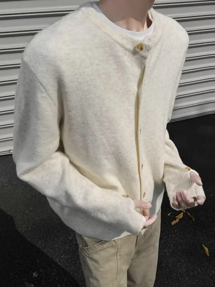 Cleanfit rotondo Ne ort maglione cardigan aperto da uomo autunno inverno Sle Lazy Faion capispalla lavorato a maglia di fascia alta