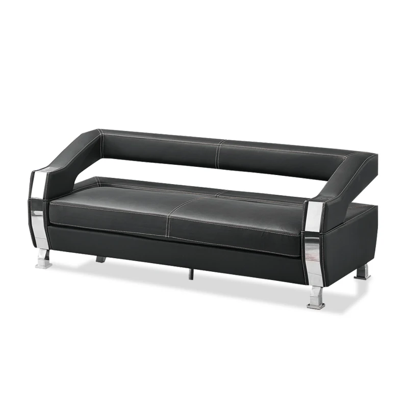 Modern Two Seat Office Sofa Combination Business Personalized Reception Furniture with Metal Frame