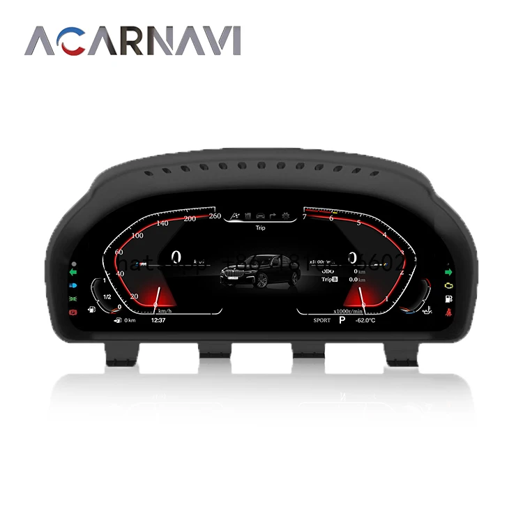 For BMW 5 Series F10 F11 F18 Car LCD Dashboard Speedometer Digital Instrument Gauge Cluster