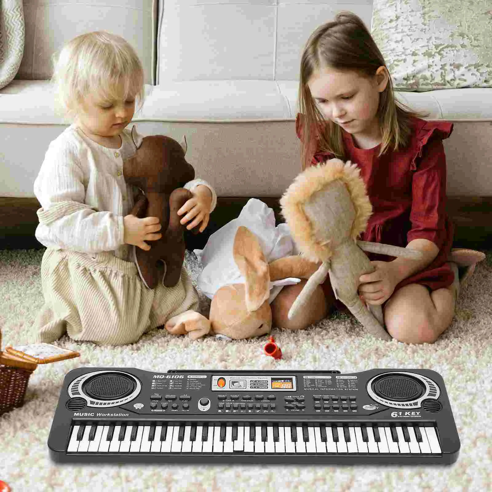 Children's Electronic Organ Keyboard for Kids Toy Musical Instrument Piano Learning Beginner Abs Plaything Toys